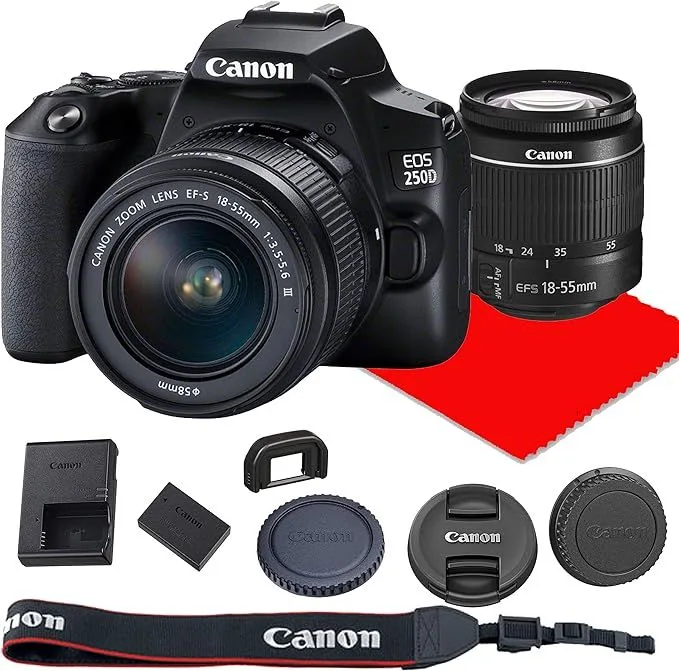 Canon 250D with 18-55mm